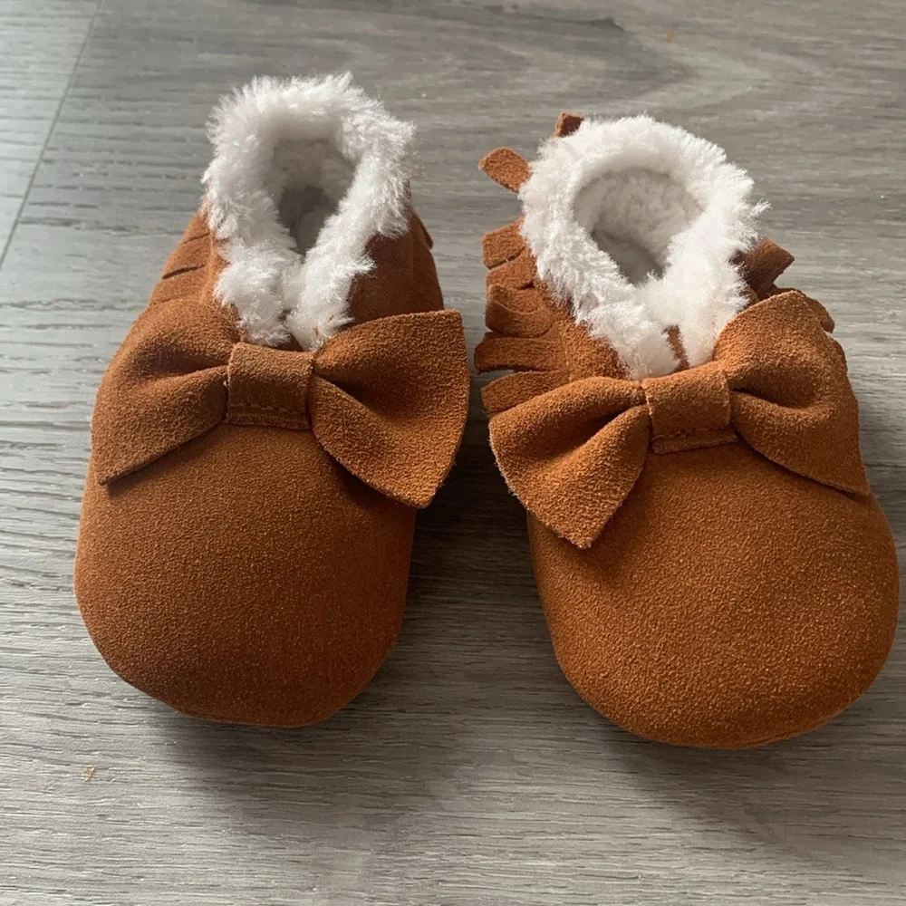 Moccasins fleece inside